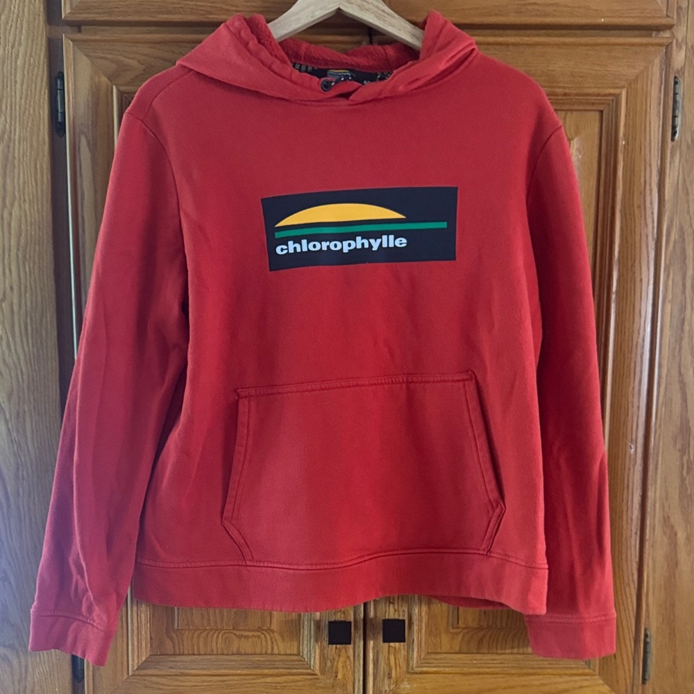 Red Men's Hoodie Sweater